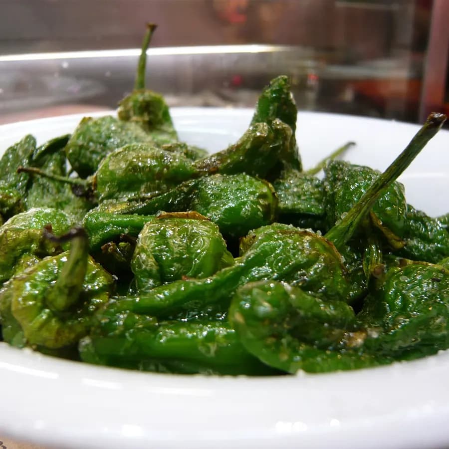 Fried Padrón peppers